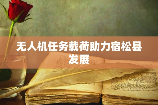 无人机任务载荷助力宿松县发展