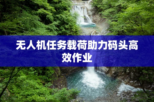 无人机任务载荷助力码头高效作业