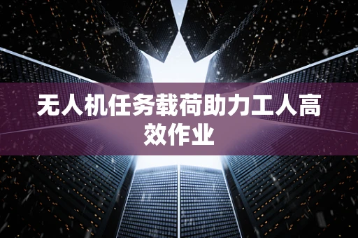 无人机任务载荷助力工人高效作业