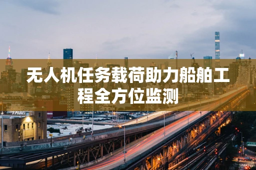 无人机任务载荷助力船舶工程全方位监测
