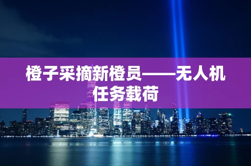 橙子采摘新橙员——无人机任务载荷