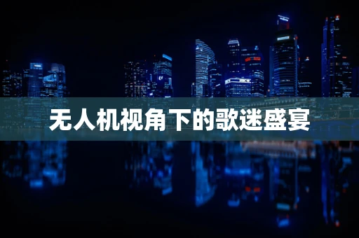 无人机视角下的歌迷盛宴