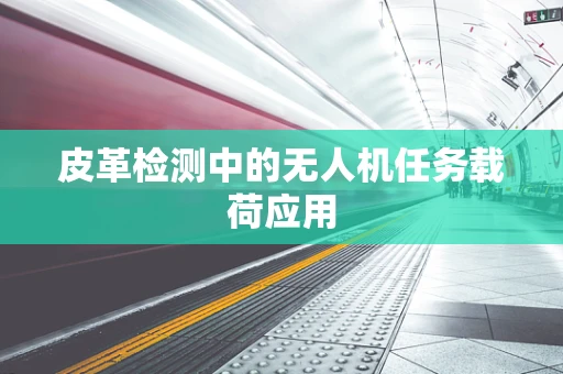 皮革检测中的无人机任务载荷应用
