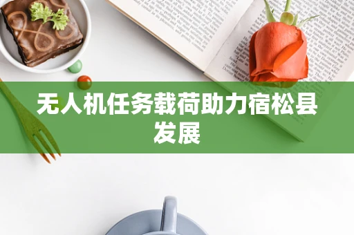 无人机任务载荷助力宿松县发展