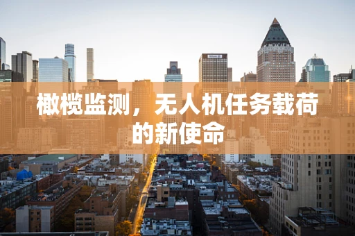 橄榄监测，无人机任务载荷的新使命