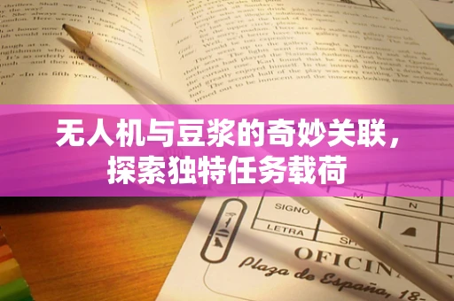 无人机与豆浆的奇妙关联，探索独特任务载荷