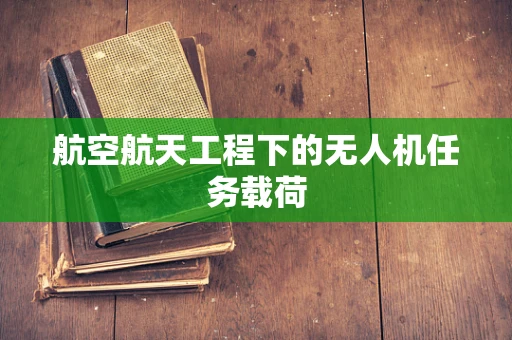 航空航天工程下的无人机任务载荷