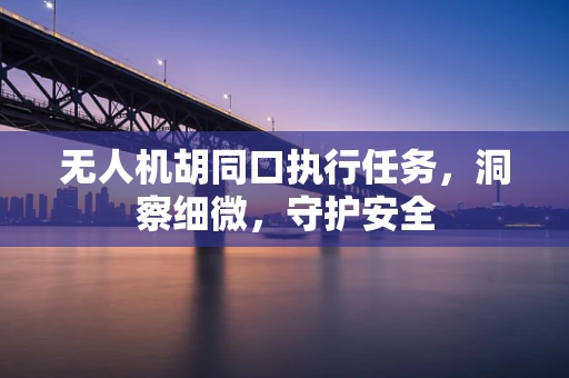 无人机胡同口执行任务，洞察细微，守护安全