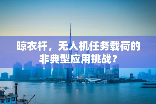 晾衣杆，无人机任务载荷的非典型应用挑战？