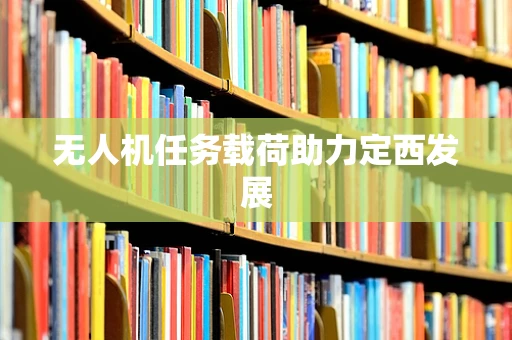 无人机任务载荷助力定西发展