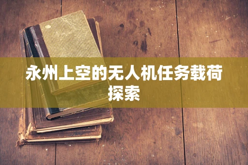 永州上空的无人机任务载荷探索