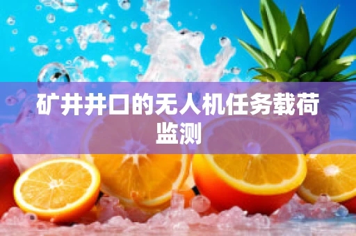 矿井井口的无人机任务载荷监测