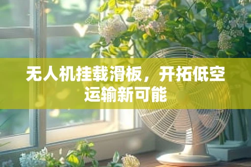 无人机挂载滑板，开拓低空运输新可能