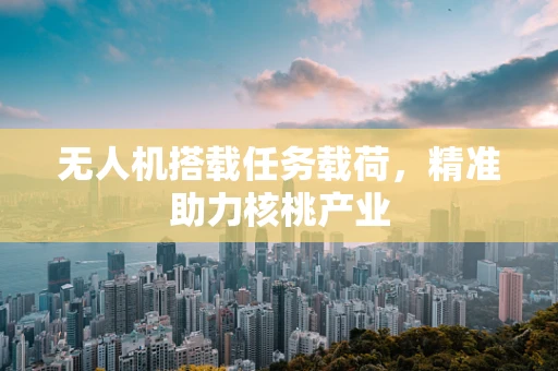 无人机搭载任务载荷，精准助力核桃产业
