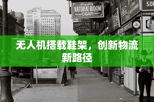 无人机搭载鞋架，创新物流新路径