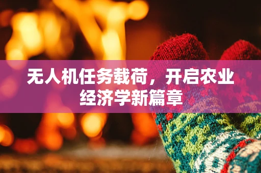 无人机任务载荷，开启农业经济学新篇章