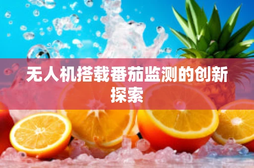 无人机搭载番茄监测的创新探索