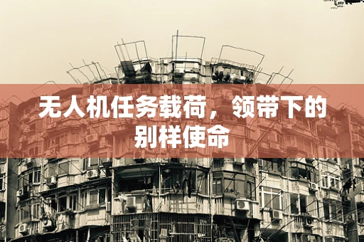 无人机任务载荷，领带下的别样使命