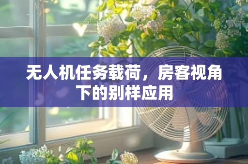 无人机任务载荷，房客视角下的别样应用