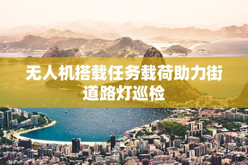 无人机搭载任务载荷助力街道路灯巡检
