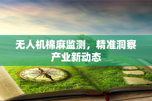 无人机棉麻监测，精准洞察产业新动态