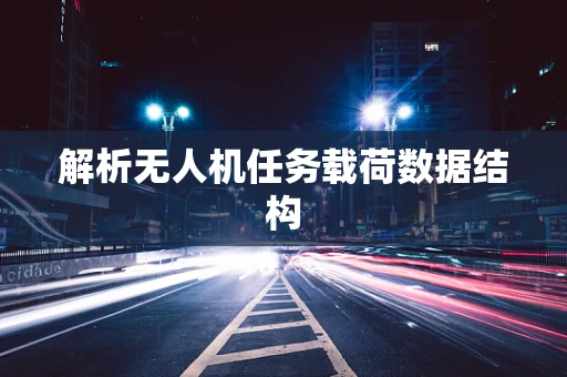 解析无人机任务载荷数据结构