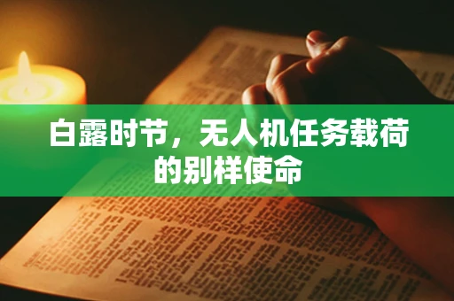 白露时节，无人机任务载荷的别样使命